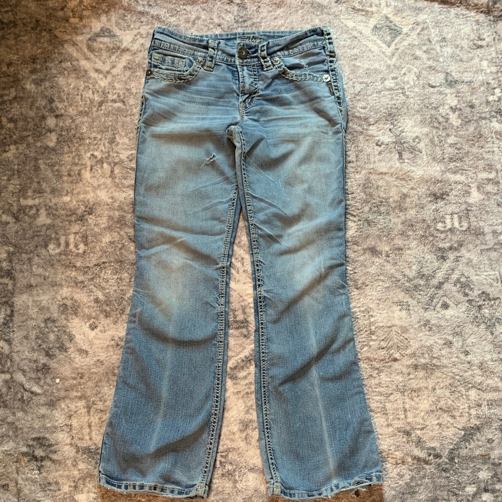 Silver Jeans Light Blue Flare Women's Jeans